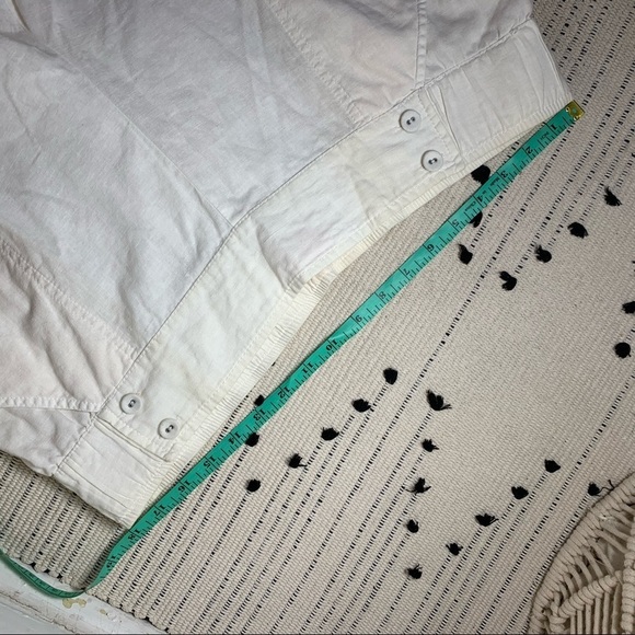 Lily Pulitzer Ivory Linen Cotton Blend Wide Leg - Picture 6 of 10